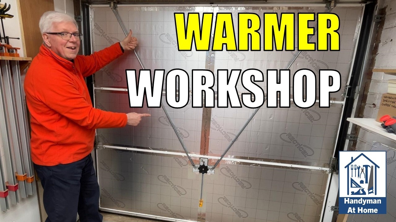 Insulating A Garage Door - For A Warmer Workshop