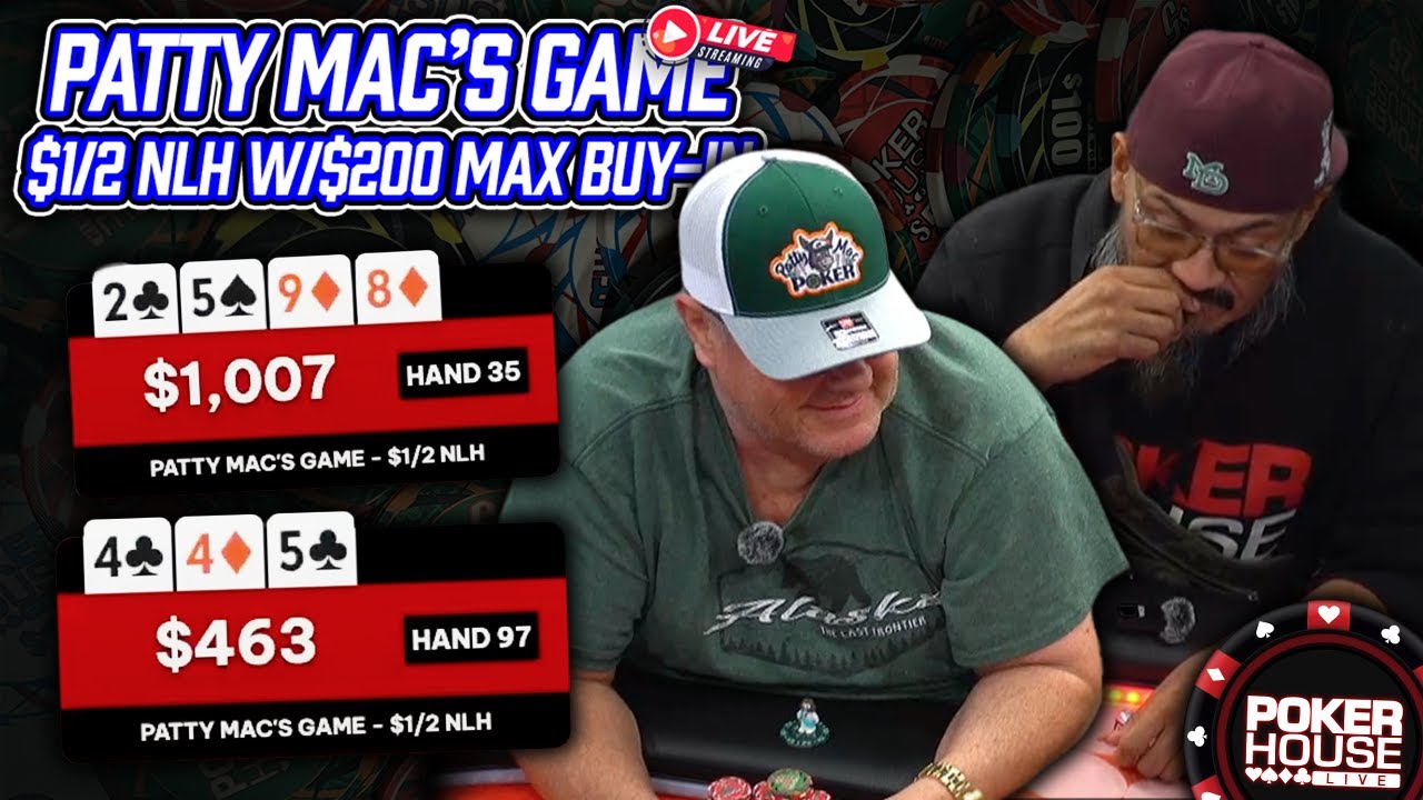 $1/2 NLH - PATTY MAC's GAME | PHFW LIVE
