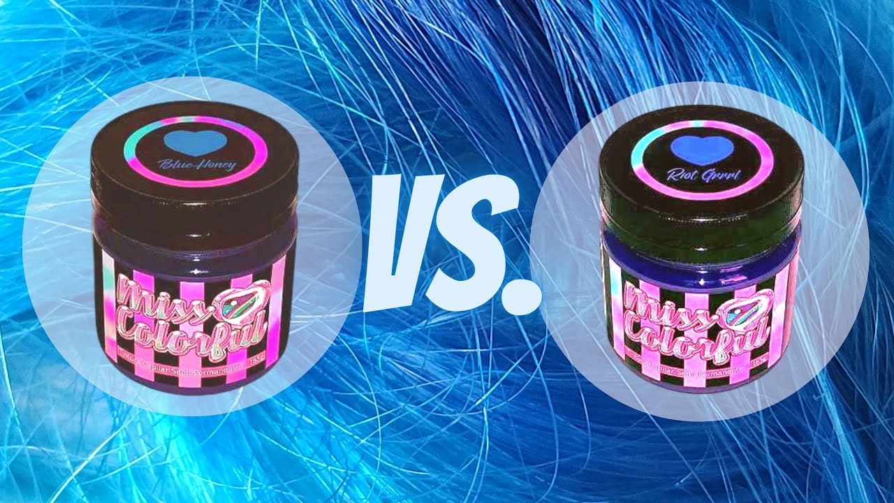 Blue Honey (Miss Colorful) vs. Riot Grrrl (Miss Colorful) em base clara