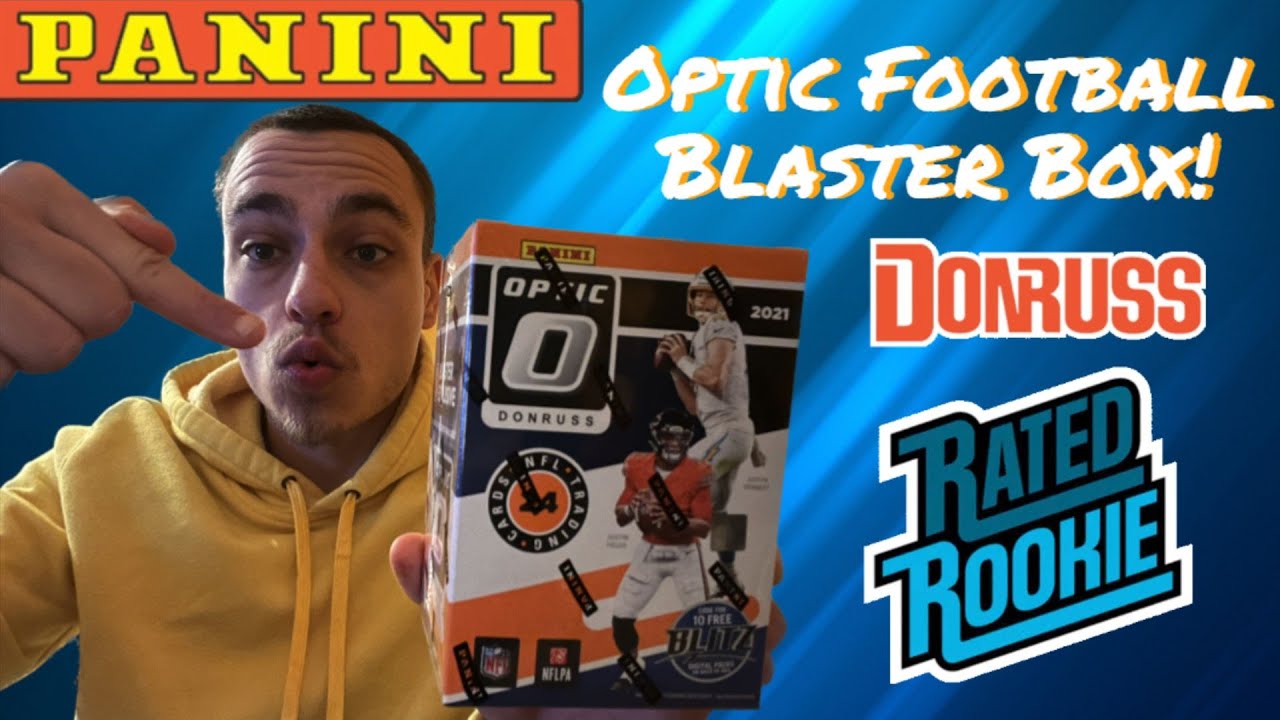 Downtown Hunting! 2021 Optic Donruss Football Blaster Box Opening! Looking for Rare Rookie Cards!