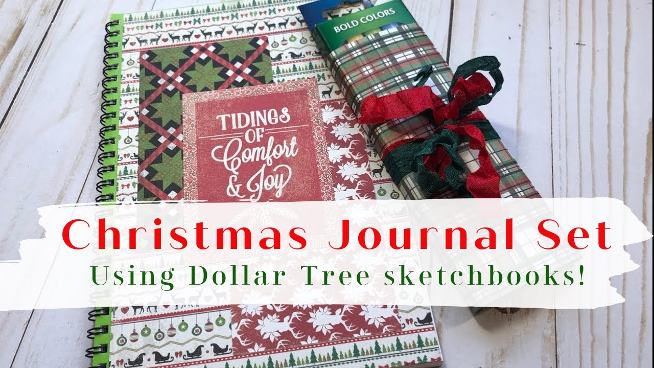 Рождественские журналы своими руками с использованием альбомов Dollar Tree! 🎄❤️ Серия «Рождествен...