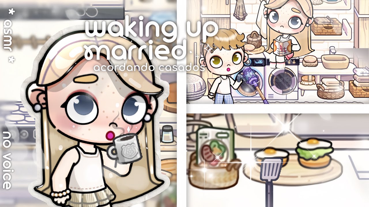 ⋆. 𐙚 ̊ * asmr * waking up married  ⋮  acordando casados  ┆ avatar world roleplay ⟢