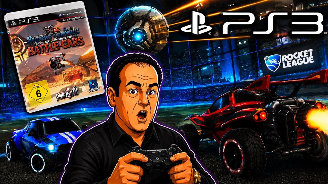 JOGUEI O ROCKET LEAGUE RAIZ NO PS3 EM 2026… ⚽️