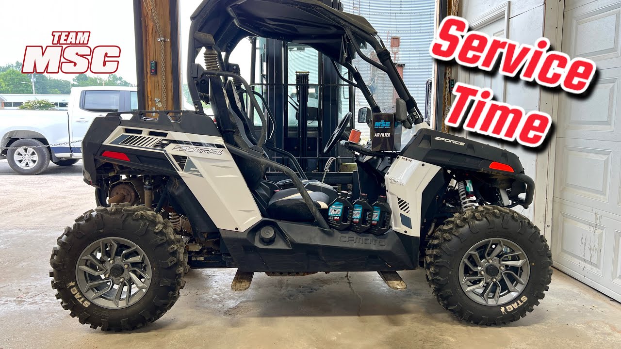 CFMOTO ZFORCE Trail Service Oil & Filter Change