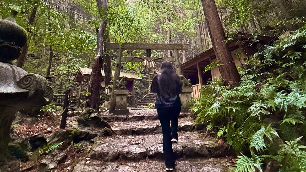 Hidden Gem in Japan: Amano-Iwato Sacred Cave | Japanese Mythology Walk w/ inaka tours japan 4K POV