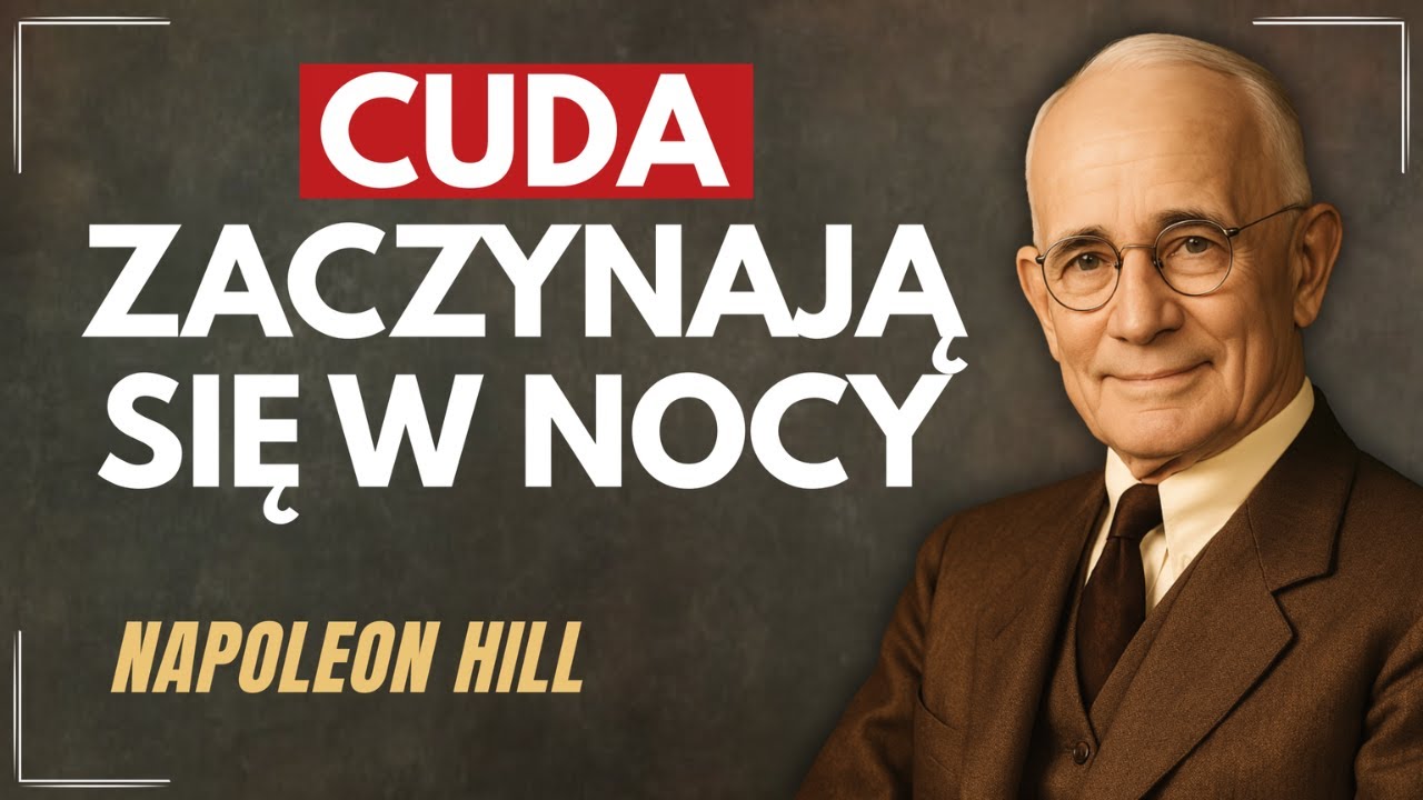 MÓW TO KAŻDEJ NOCY I OBSERWUJ CUDY DZIEJĄCE SIĘ W CISZY | Napoleon Hill