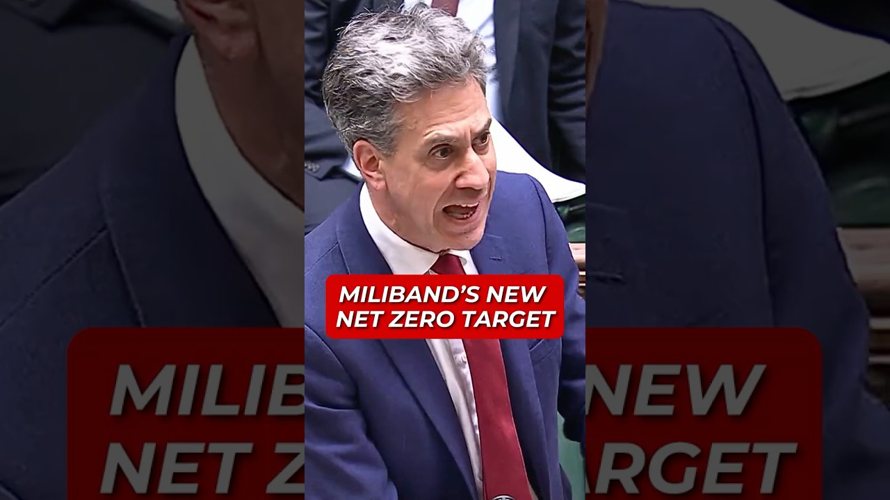 🚨Miliband&rsquo;s NEW NET ZERO Target