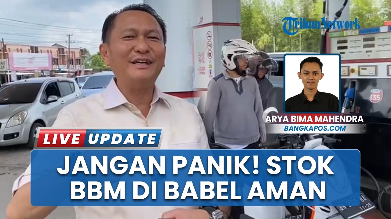 Masyarakat Jangan Panik, Stok BBM dan LPG di Babel hingga Lebaran Dipastikan Aman