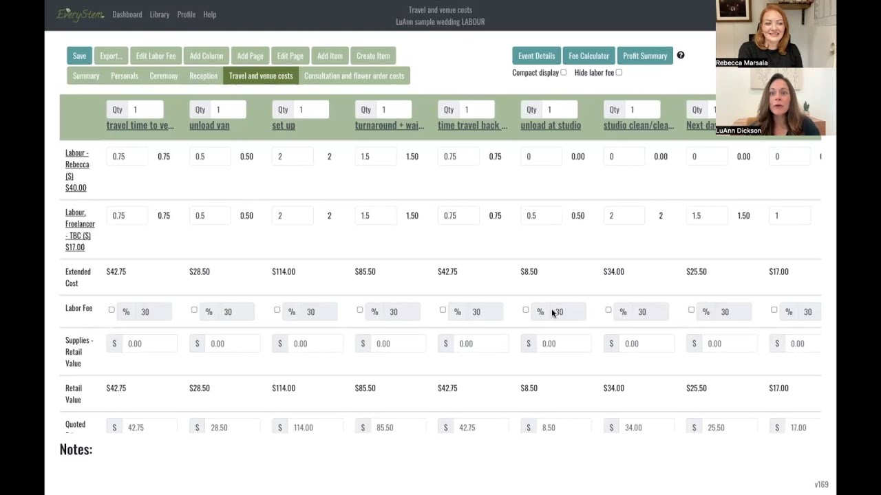 Rebecca shares a creative way to calculate labor costs using EveryStem florist software