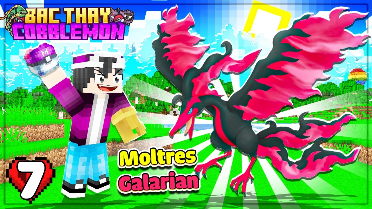 MINECRAFT BẬC THẦY COBBLEMON * TẬP 7 | LỘC TRIỆU HỒI HUYỀN THOẠI CHIM LỬA MOLTRES HÌNH THÁI ĐẶC BIỆT