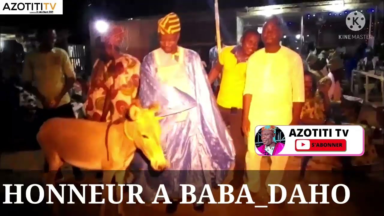 Bernardin NOUGBOZOUNKOU @AZOTITI TV honoré par la Communauté Béninoise du Niger.