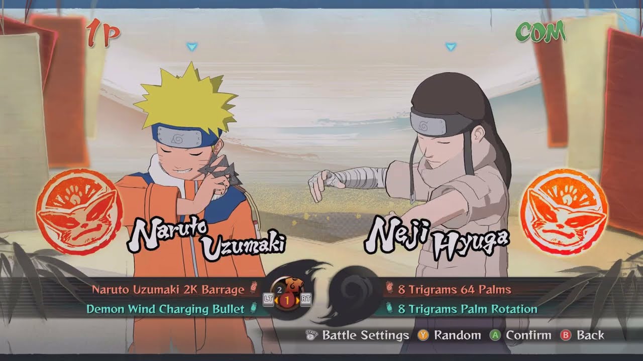 Naruto Uzumaki vs Neji Hyuga (Gameplay Part 17)(No Commentary)