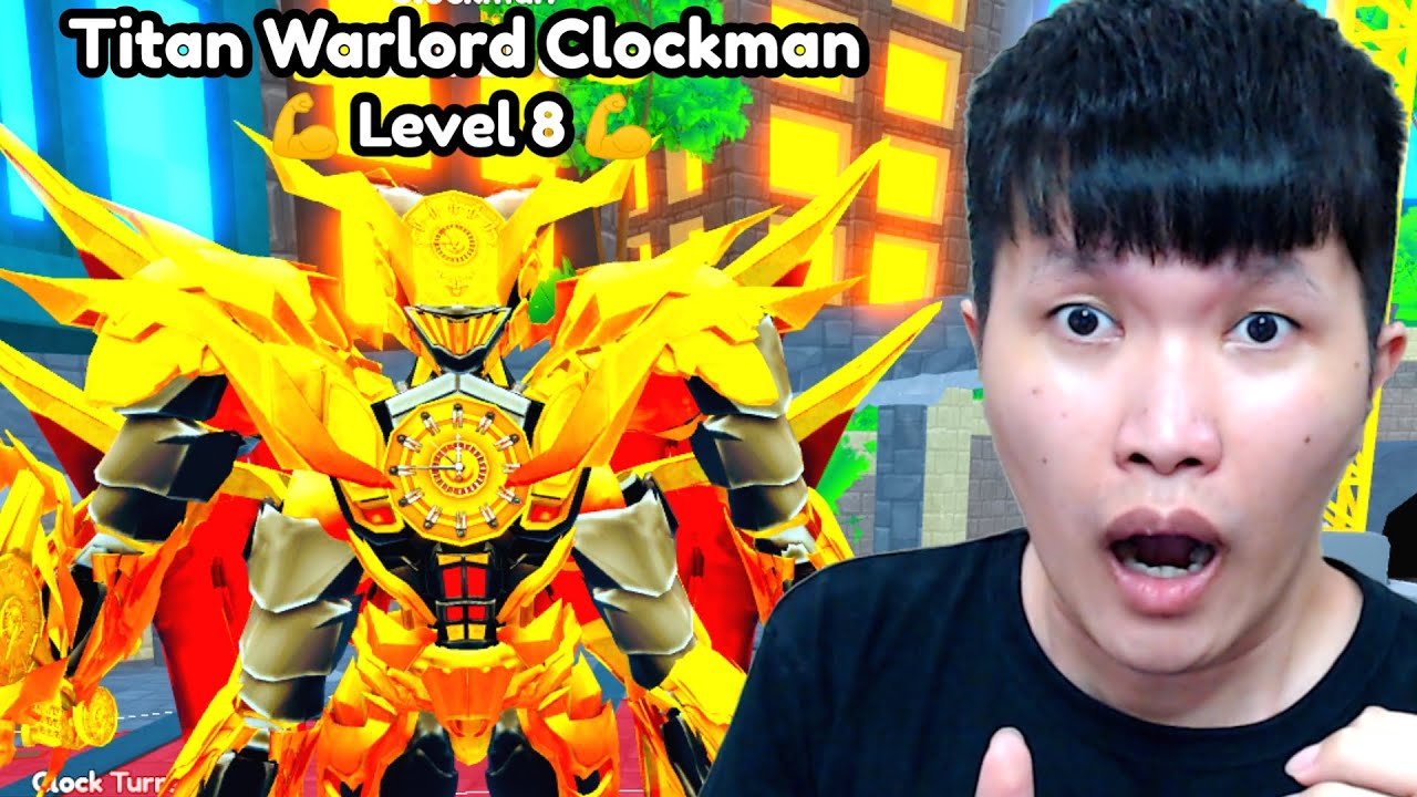 WOW! AKU DAPET TITAN WARLORD CLOCKMAN ULTIMATE TERBARU DI TOILET TOWER DEFENSE ROBLOX