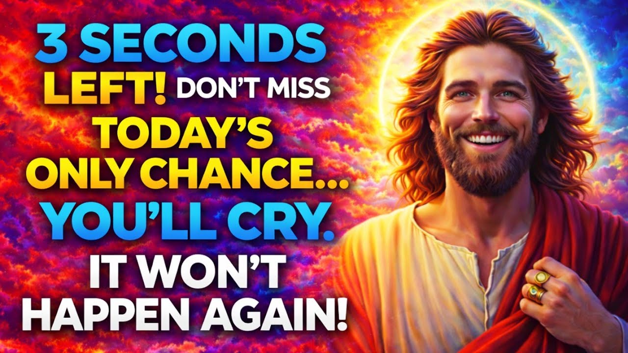 ✝️ GOD SAYS- 3 SECONDS LEFT / DON'T MISS TODAY ! God Message Now/ Today God's Message