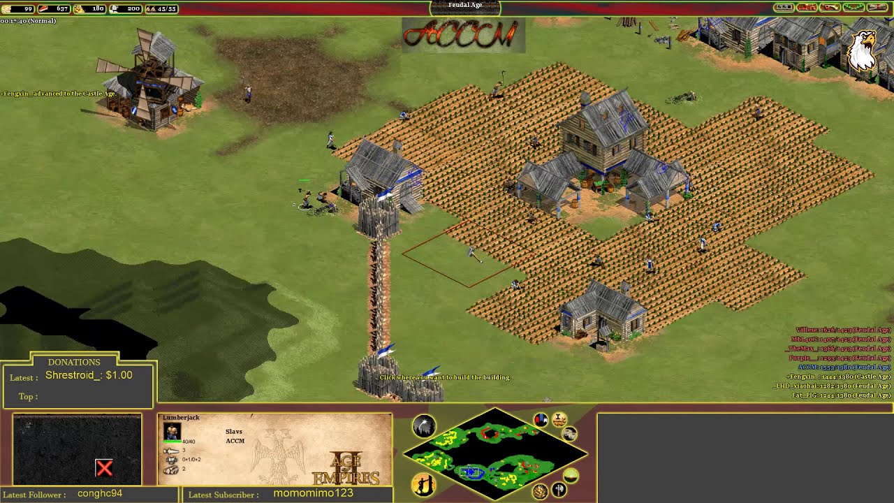 Aoe2 | 4v4 Arabia TheMax Villese MbL Fat_Pig(vivi) ACCM TheYo FengXin