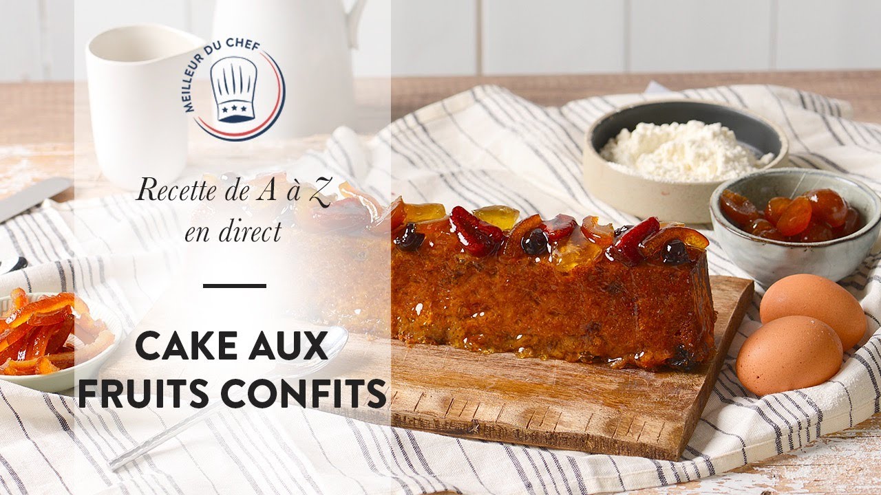 Recette facile en direct : le Cake aux Fruits Confits !