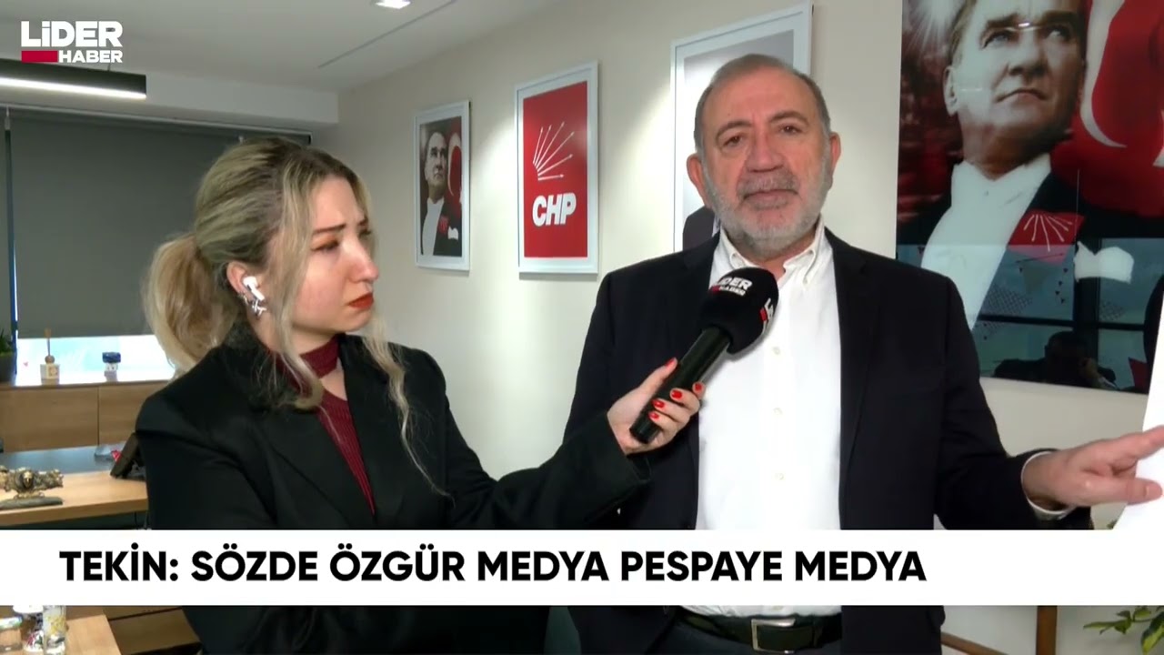 CHP İstanbul İl Başkanı Gürsel Tekin: Namussuz Diyebilecek Kadar Namussuzlar!