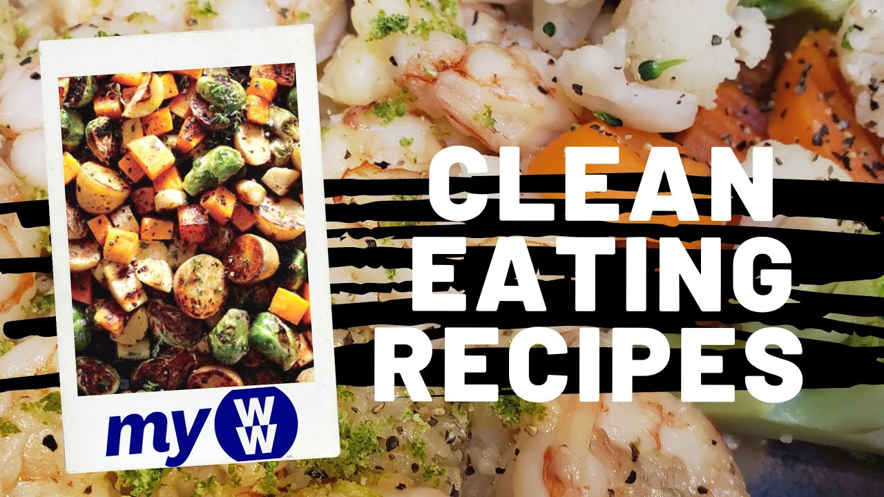 TWO DELICIOUS CLEAN EATING RECIPES | HONEY LIME SHRIMP | BURGERS & ROASTED VEGS | MYWW!