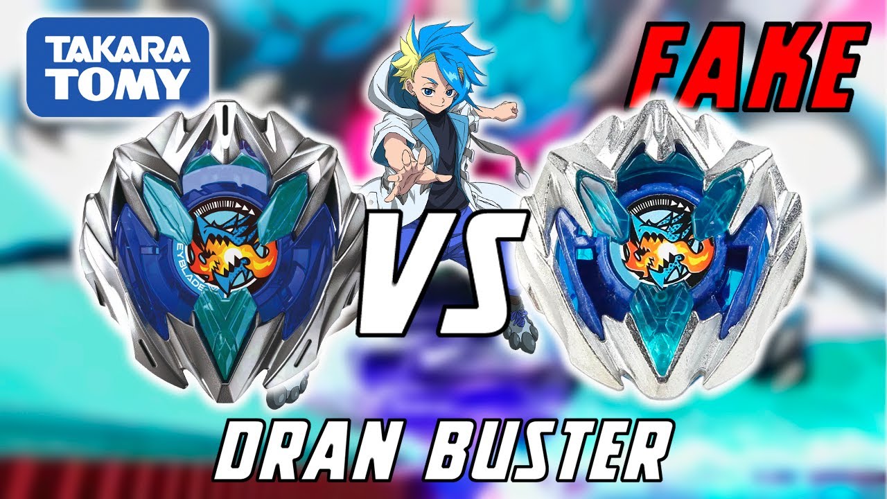 SO SÁNH BEYBLADE X DRAN BUSTER FAKE VÀ TAKARA TOMY - một beyblade #fake rất ổn??