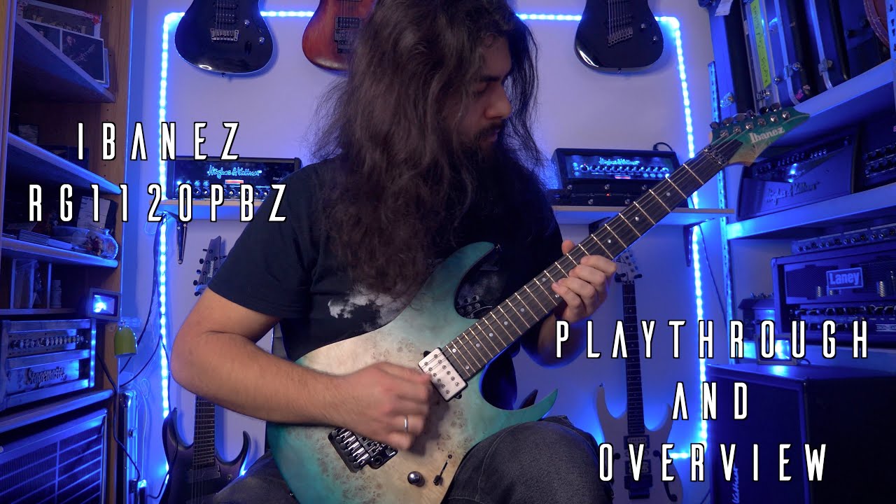 Ibanez Premium RG1120PBZ-CIF | Playthrough and Overview |