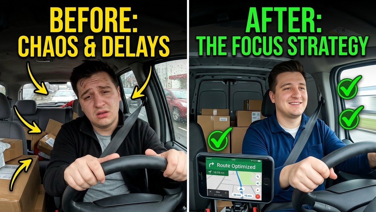 Day in the Life Delivery Driver #61 - The Focus Strategy