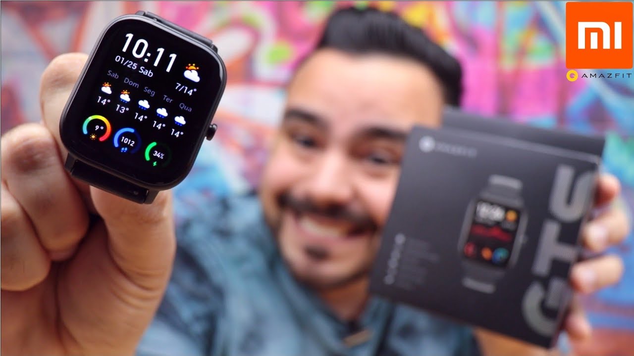 MELHOR smartwatch QUE já TESTEI ! XIAOMI AMAZFIT GTS