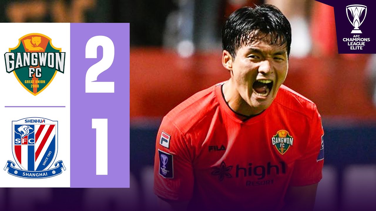 Gangwon fight back to a HISTORIC WIN! | Gangwon FC 🇰🇷 vs Shanghai Shenhua 🇨🇳 | Highlights ACL Elite&trade;