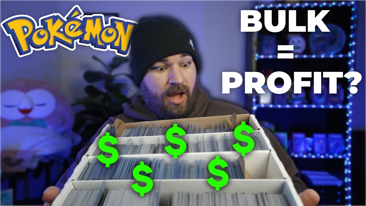 Making MONEY From Pokemon Card Bulk?! | Starting a Pokemon Card Business
