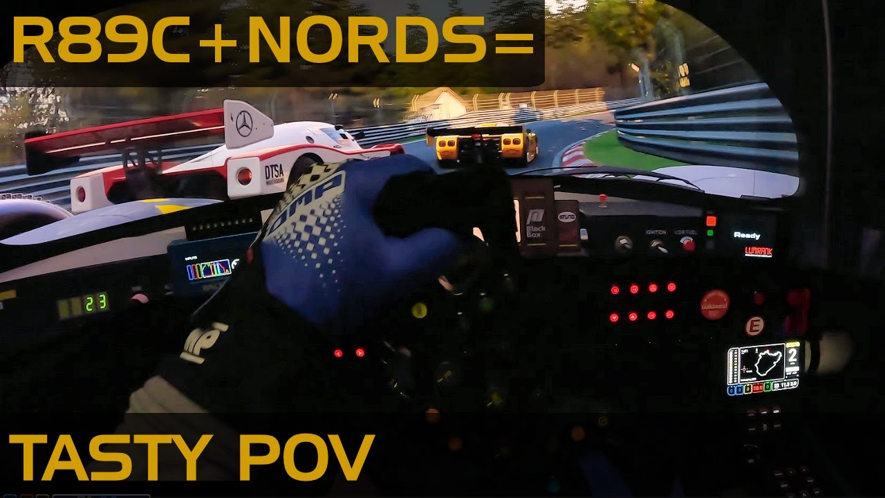 Immersive POV Race Footage. AMS2 1.5 Group C fun at Nords.