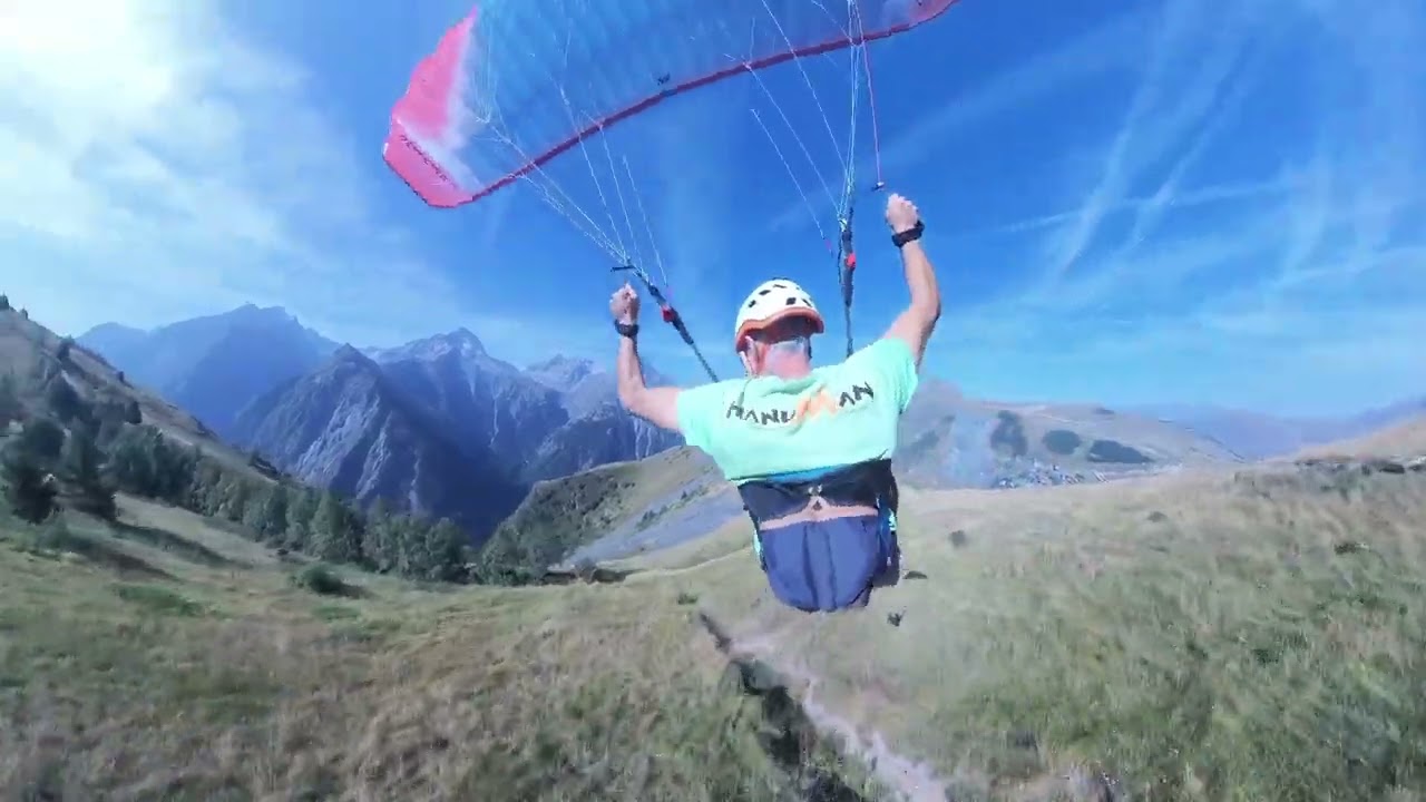 Les Deux Alpes morning crack 19th August 2023 Speedflying Swing Mirage 2RS 11m