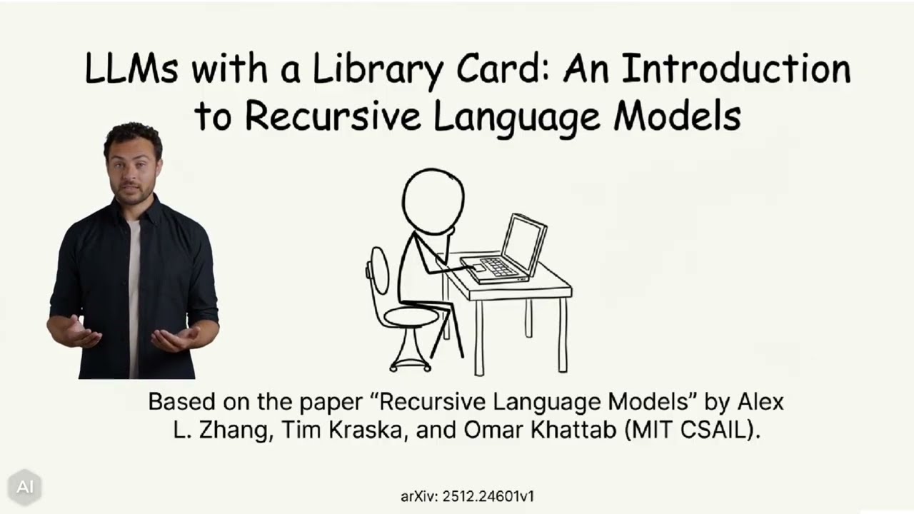 MIT: Recursive Language Models: Prompts as REPL
