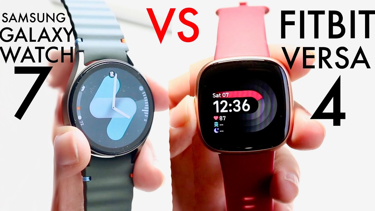 Fitbit Versa 4 против Samsung Galaxy Watch 7! (Сравнение) (Обзор)