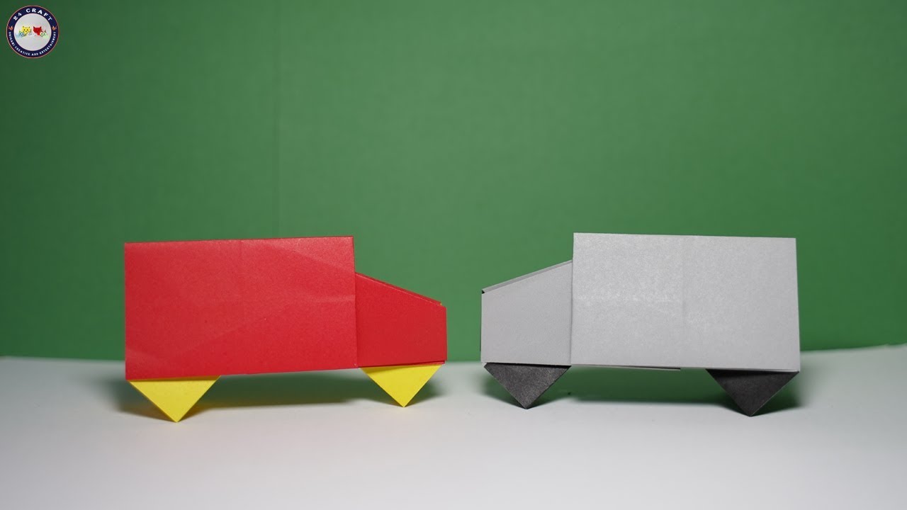 Origami Truck - How to Make Origami Truck / Car - DIY