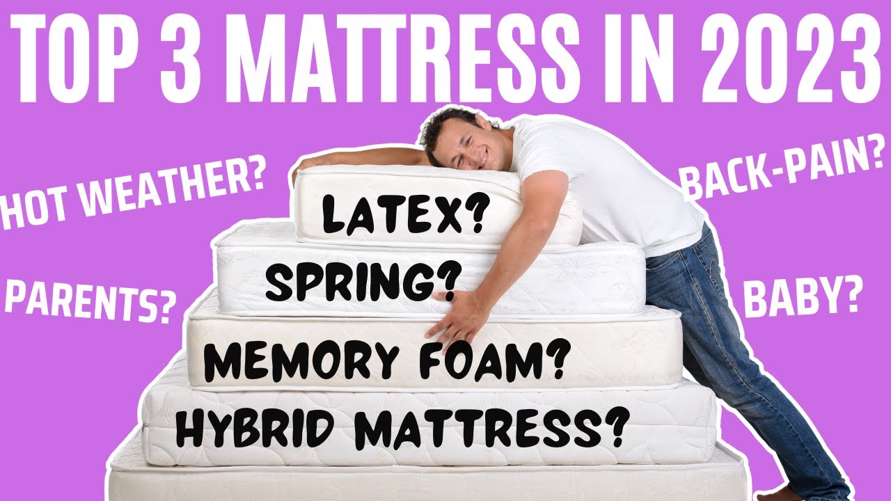 Top 3 Mattress in India 2023 | Mattress Buying Guide | Best Memory Foam Mattress & Latex Mattress
