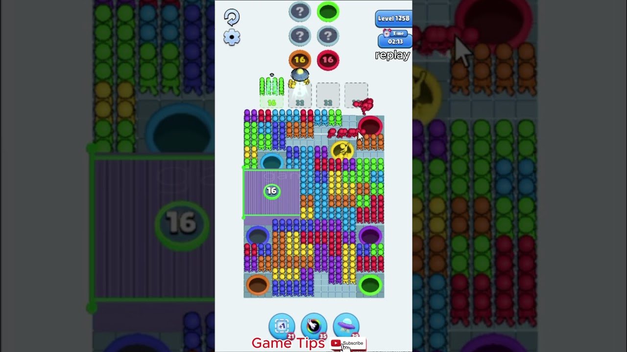 Hole People level 1258 Solution Walkthrough