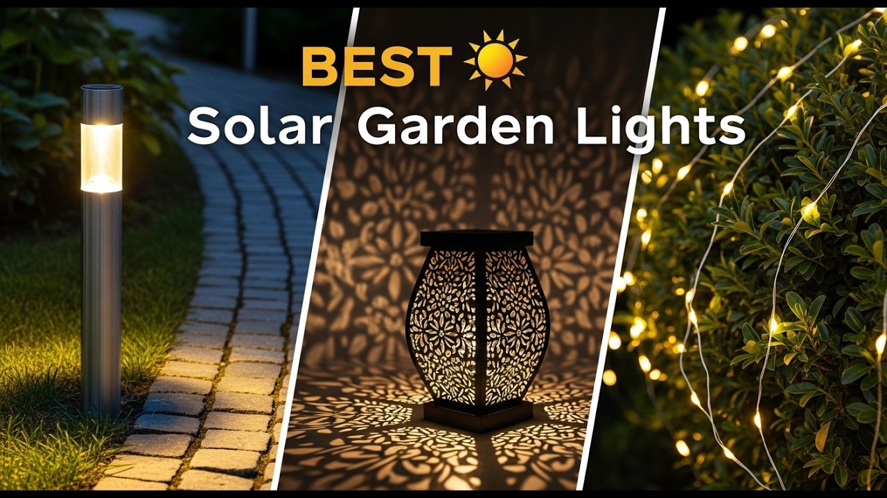 TOP 5 Best Solar Garden Lights 2026 | Solar deck lights
