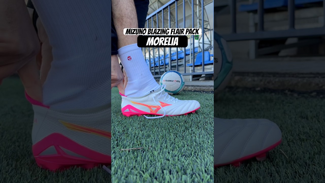 Mizuno Blazing Flair Pack on the pitch ✅ #mizuno #football