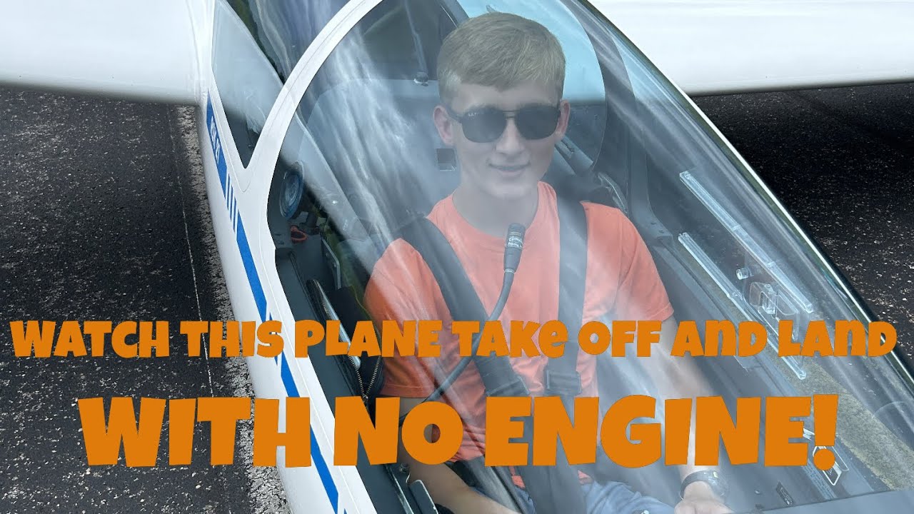 ENGINELESS Airplane FLIES - Ground View