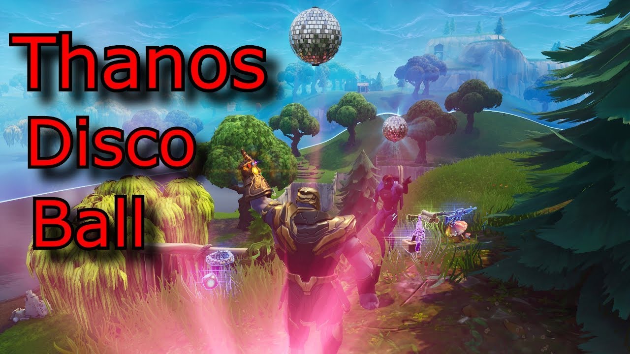 Fortnite - Enemy Throws Disco Ball on Thanos Lmao