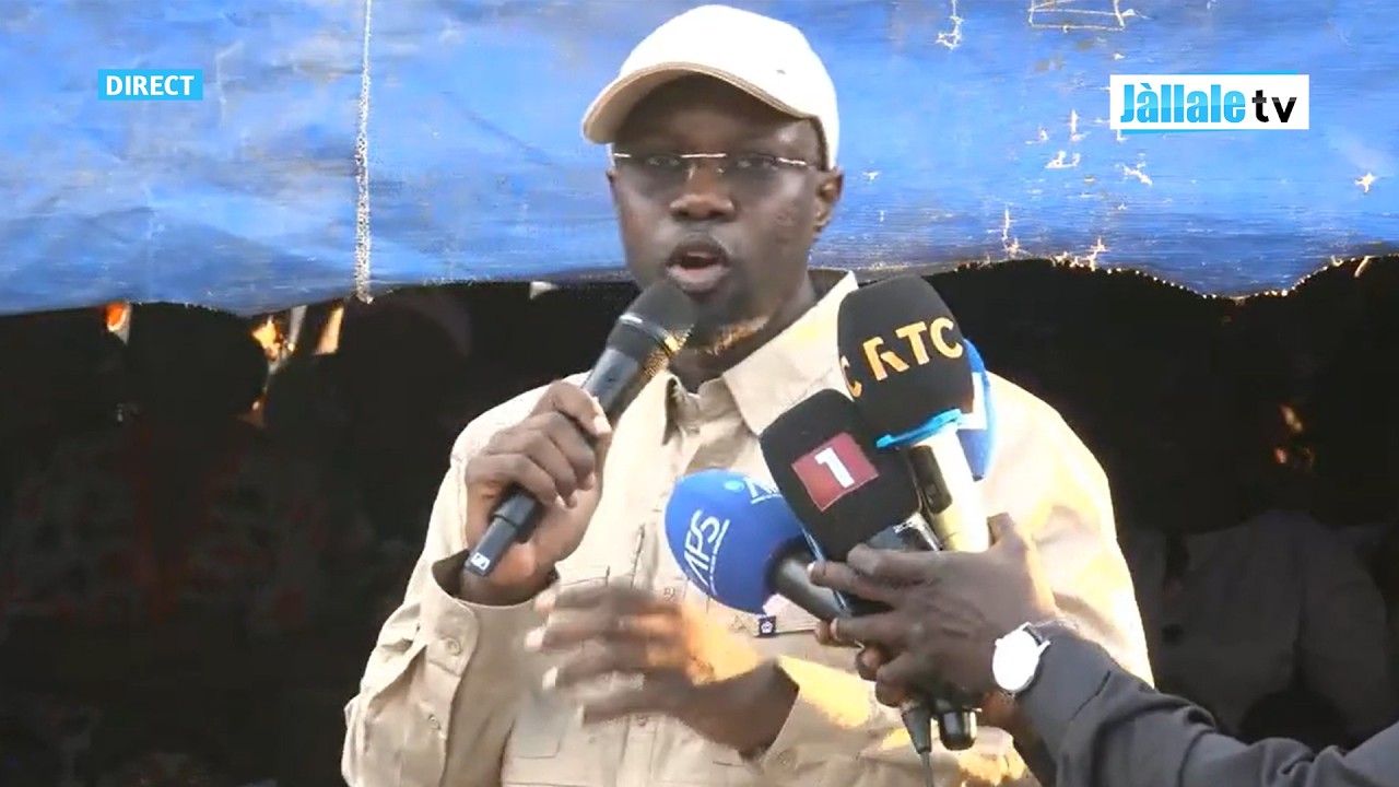 Direct • Discours d'Ousmane Sonko à Guinguinéo