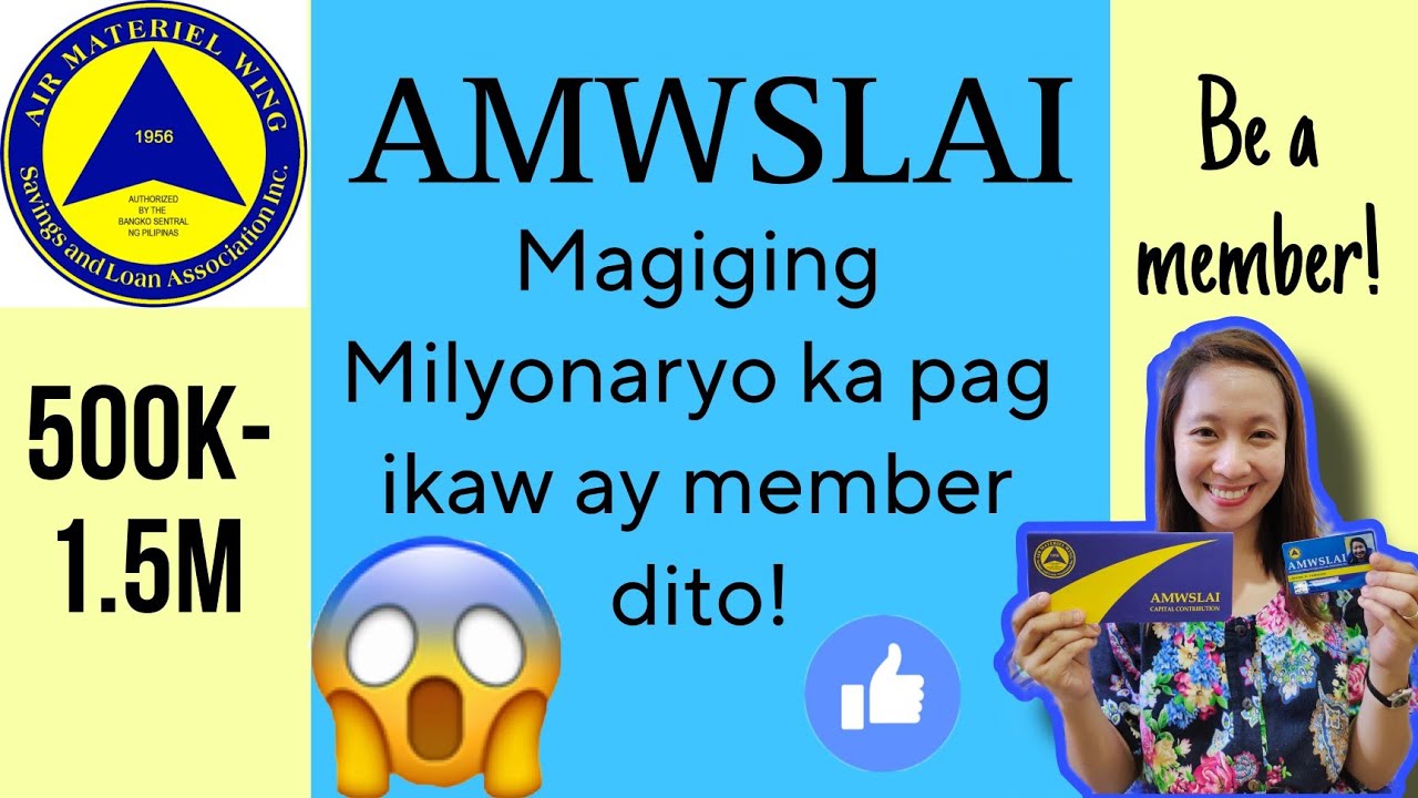 AMWSLAI Air Materiel Wing Savings and Loan Association Inc. Be a member! #Famaly