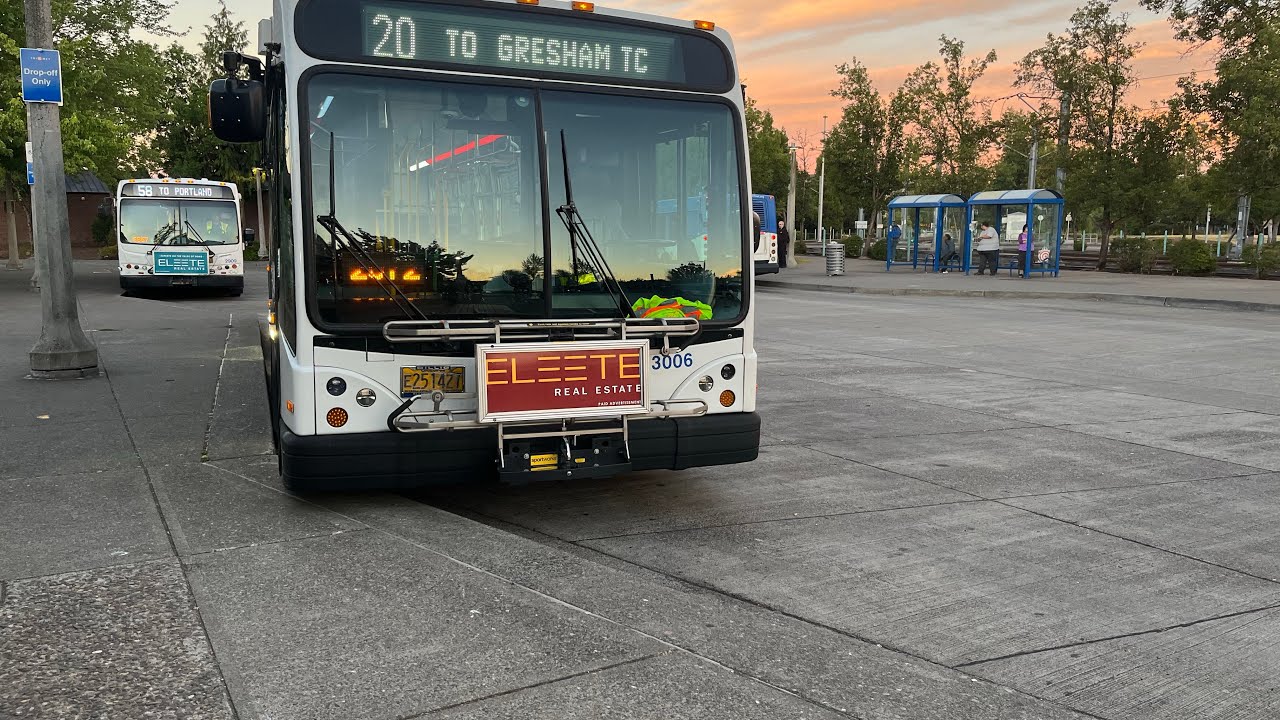 Trimet line 20 Beaverton TC to Gresham TC full ride!