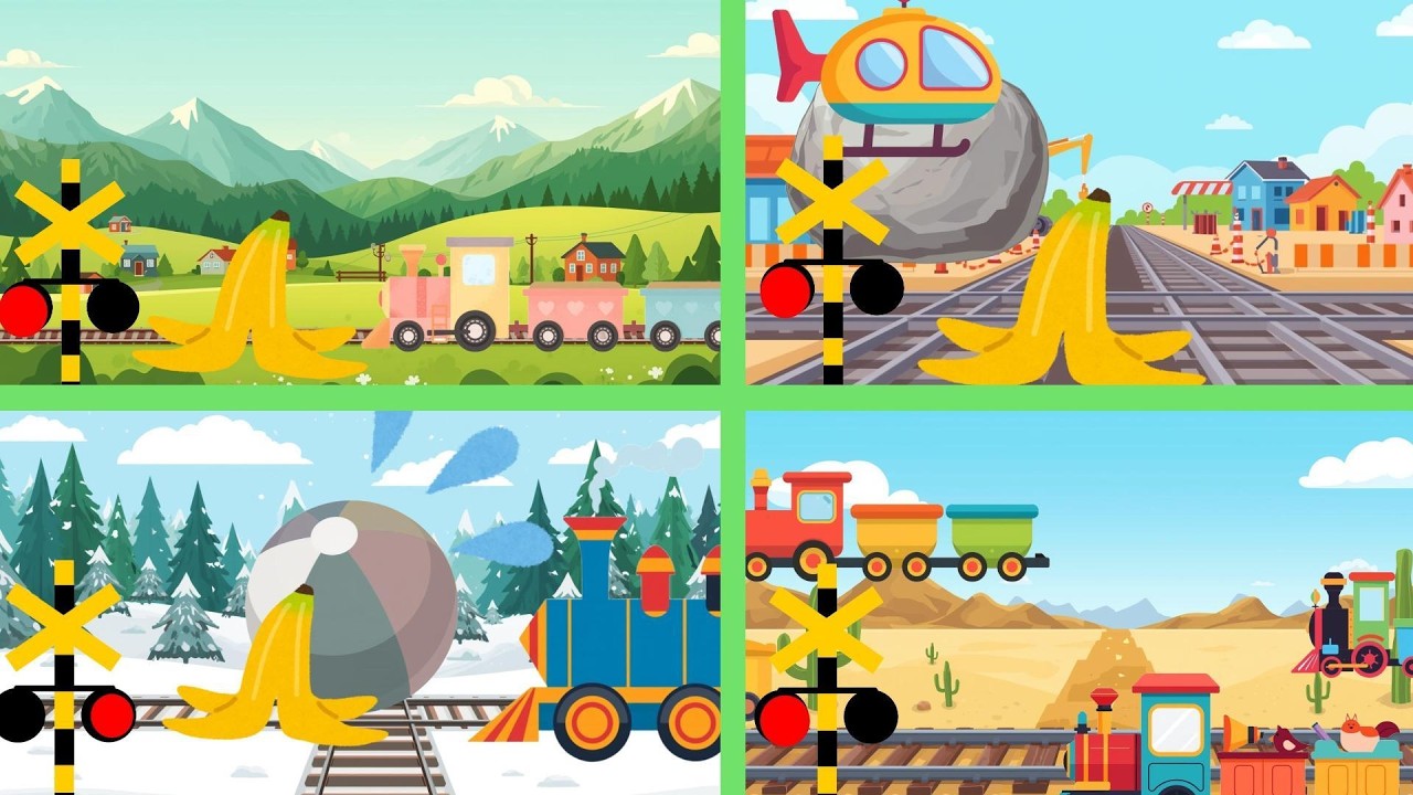 Train Disasters Compilation 14 | Banana Peels, Helicopters and More!