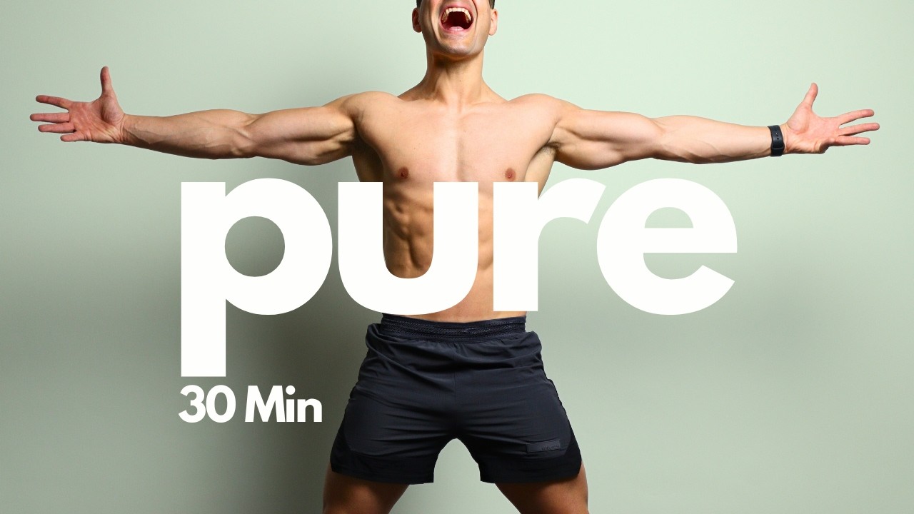 30 Min Bodyweight HIIT Workout | PURE Energy Full Body Follow Along