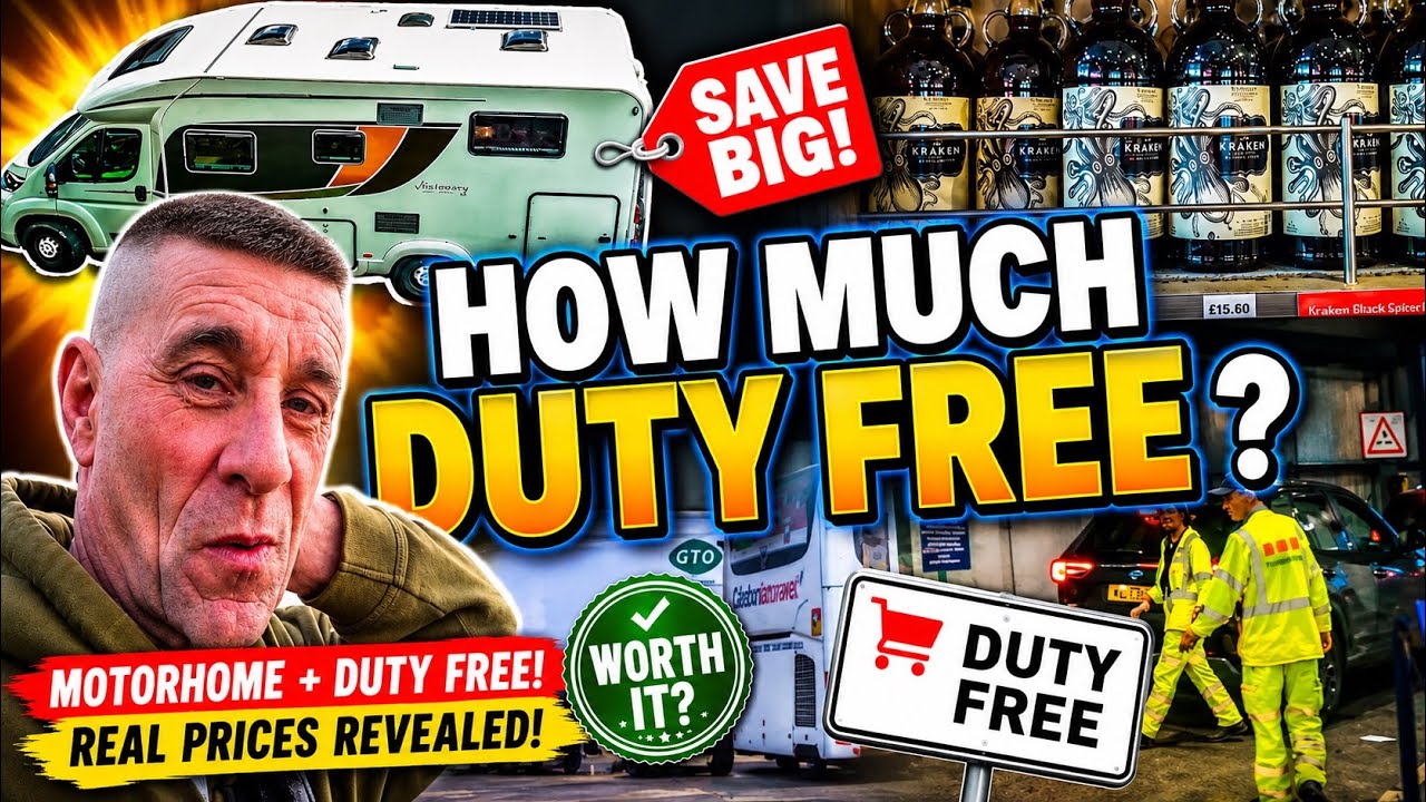 How Much Duty Free in Motorhome Legally DFDS Seaways Dover to Calais France