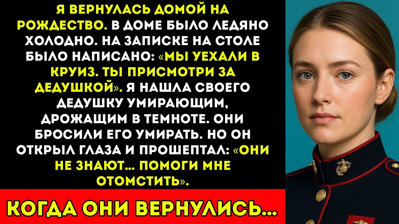 Я вернулась домой на Рождество и нашла дедушку умирающим в одиночестве… мои родители были в круизе