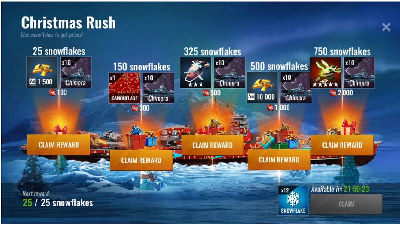 Pacific Warship Christmas Rush #2 Chimera Destroyer