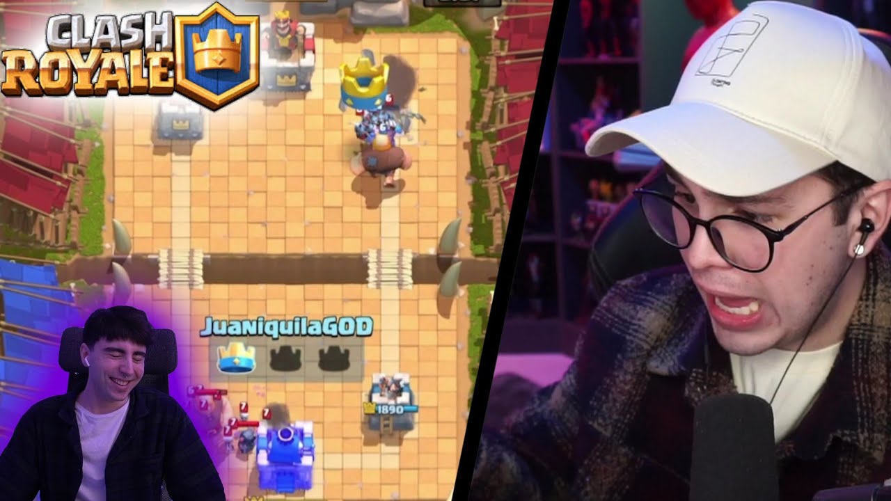 BENIJU ENTRENANDO A JUANSGUARNIZO EN CLASH ROYALE