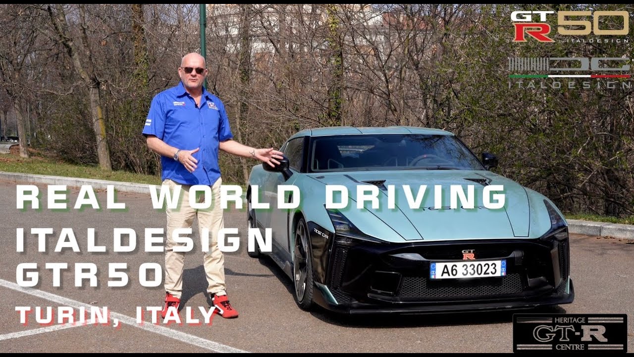 we drive flat out in a 1 million € Italdesign GTR50.  #nismo #italdesign #r35gtr