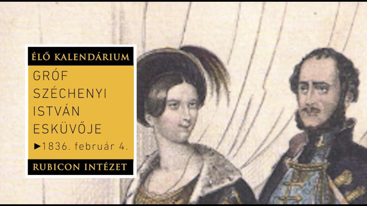 Gróf Széchenyi István esküvője Seilern Crescence bárónővel (1836. február 4.)